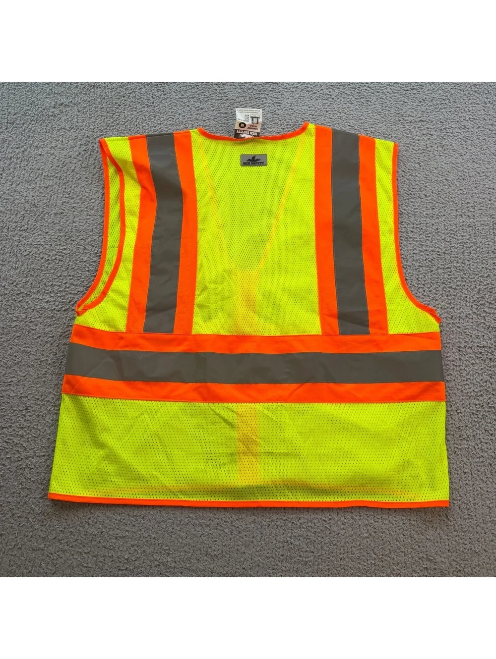 MCR Safety Luminator Class 2 Hi Vis Reflective Mesh Work Vest Medium